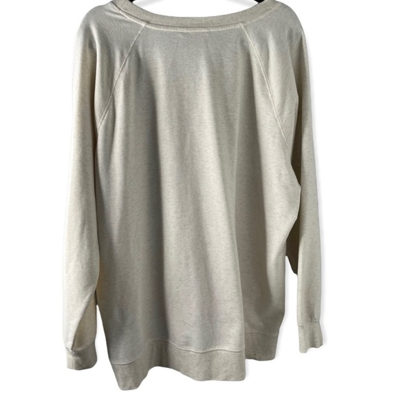 Wildfox women’s Leopard Lips Kiss oversized pullover crewneck Sweatshirt - Picture 2 of 6